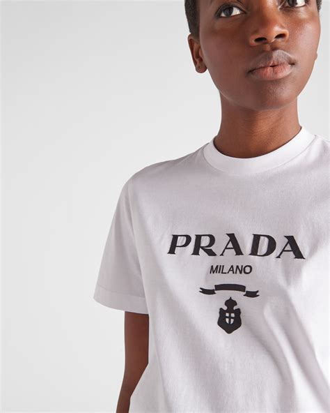 prada white blue shirt|prada white t shirt men.